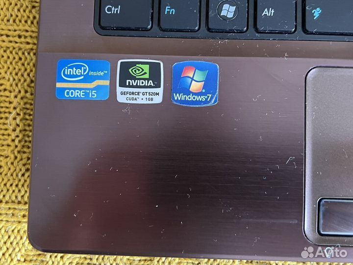 Asus на i5 + gt 520+ 6Гб + ssd диск 250Гб