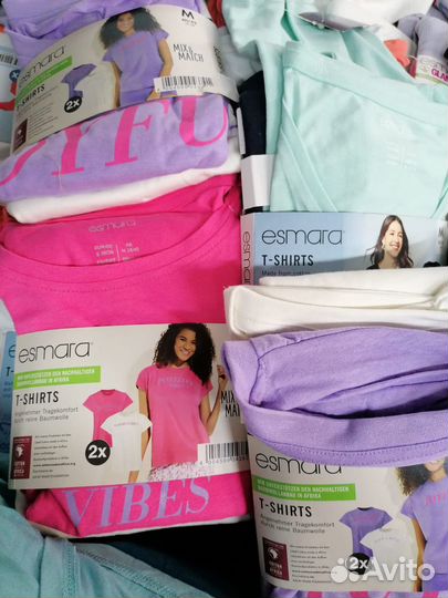 Сток оптом женские футболки из Европы