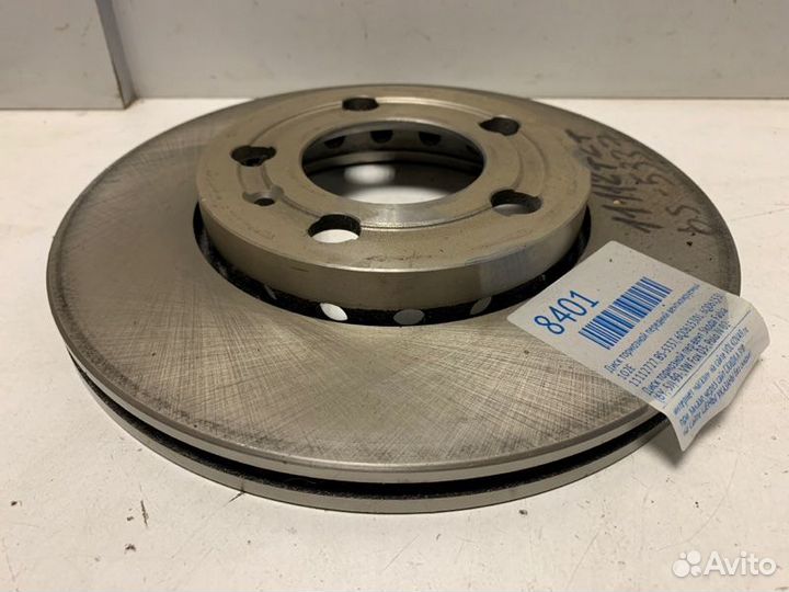 Диск тормозной передний вентилируемый Skoda Fabia