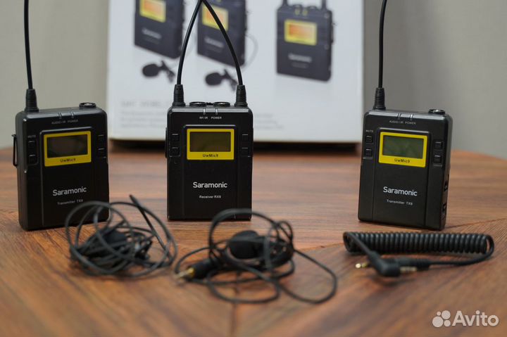 Радиосистема Saramonic UwMic9 TX9+TX9+RX9