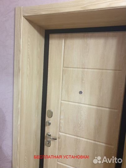 Дверь входная с зеркалом с бесплатной установкой