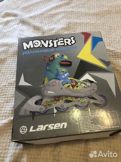 Ролики. Роликовые коньки Monsters новые