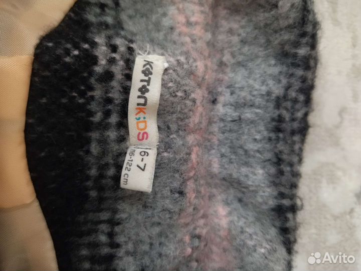 Пальто для девочки 116 -122