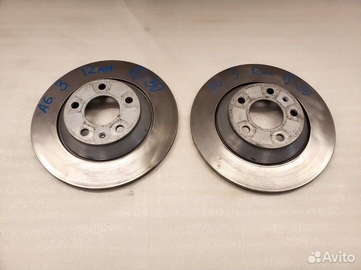 Диск тормозной задний Audi A6 C6