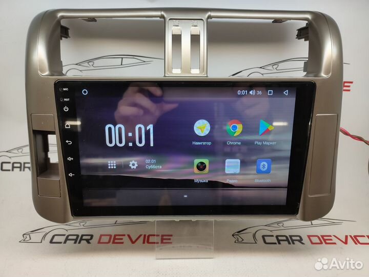 Магнитола Land Cruiser Prado 2010-13 Андроид