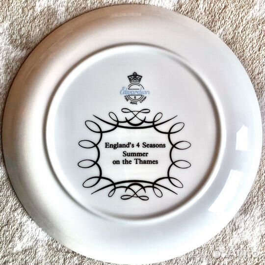 Тарелка Edwardian фарфор коллекционная