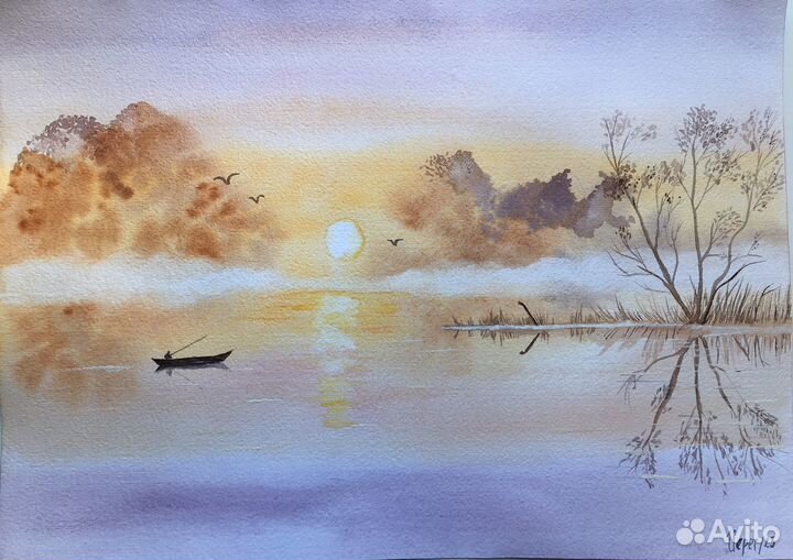 Картина акварелью 