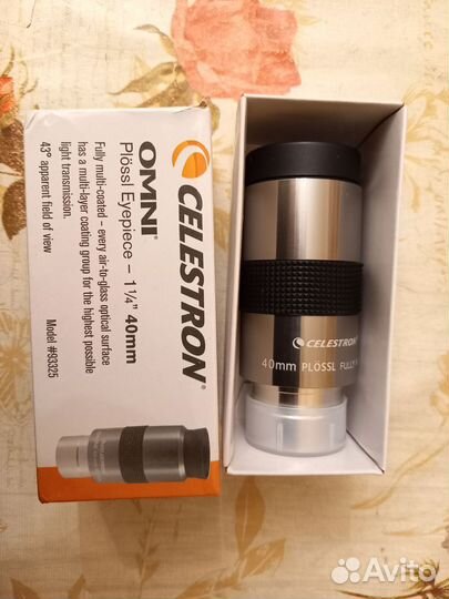 Celestron окуляр 40мм