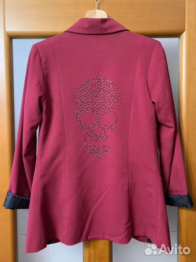 Пиджак женский с черепом