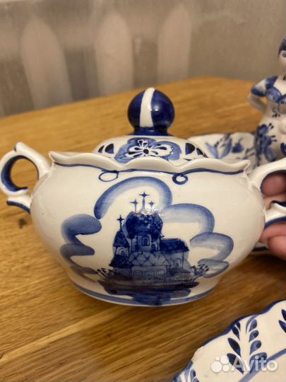 Сэт сахарница менажница блюдо