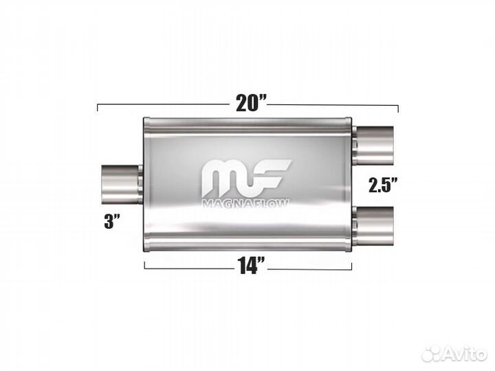 Глушитель Magnaflow 12198