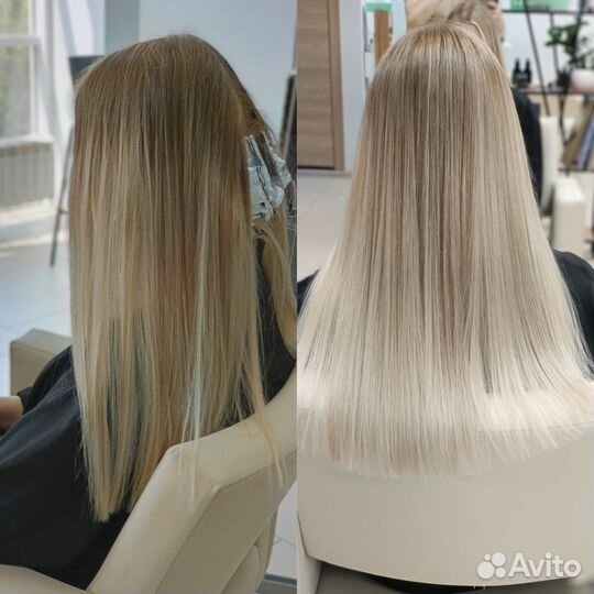 Окрашивание, коллаген для волос