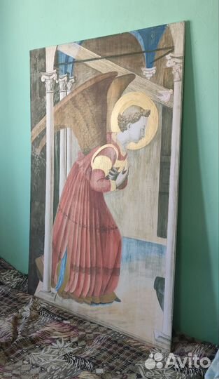 Картина копия фрагмента фрески ангел