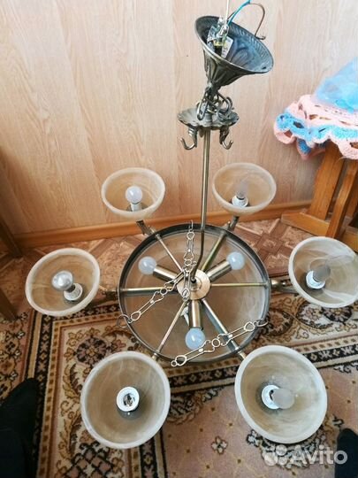 Люстра оникс бронза Испания