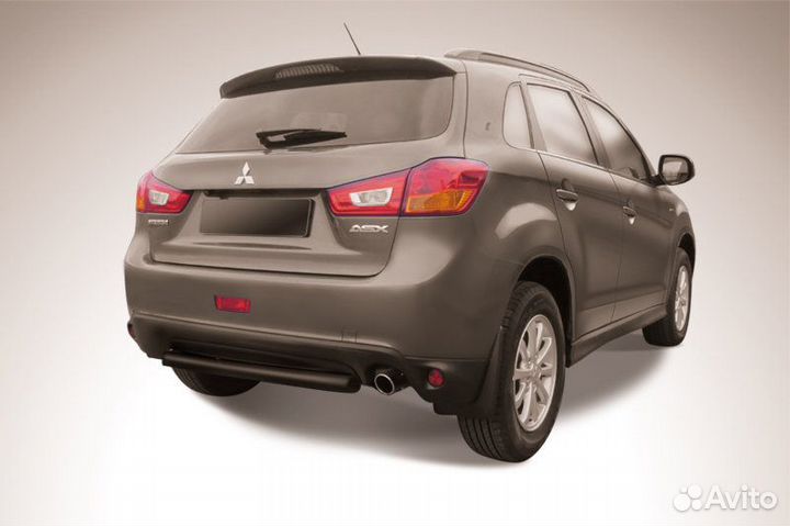 Защита зад.бампера d76 Mitsubishi ASX MAS14-013B