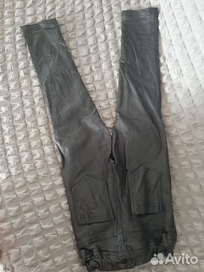 Брюки кожанные