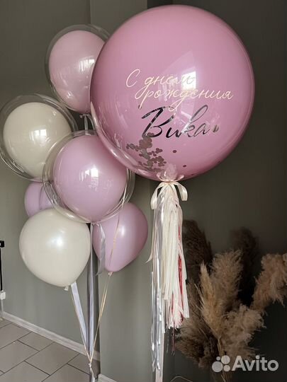 Воздушные шары на день рождения, на выписку Москва