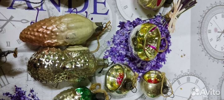 Елочные игрушки советские