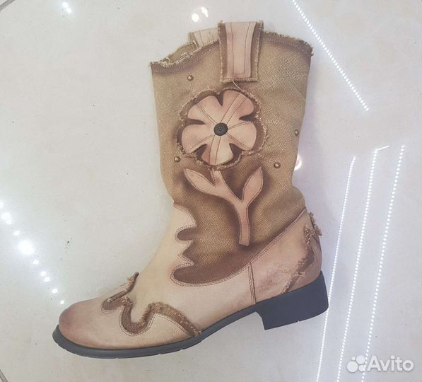 Сапоги казаки новые р-ры 39, 40