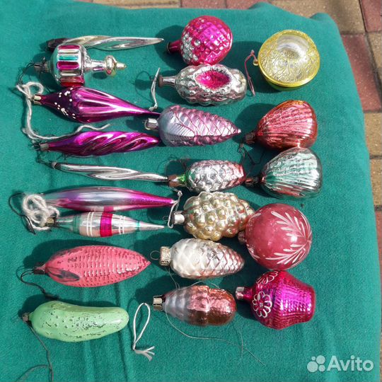 Елочные игрушки СССР одним лотом