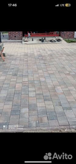 Укладка брусчатки