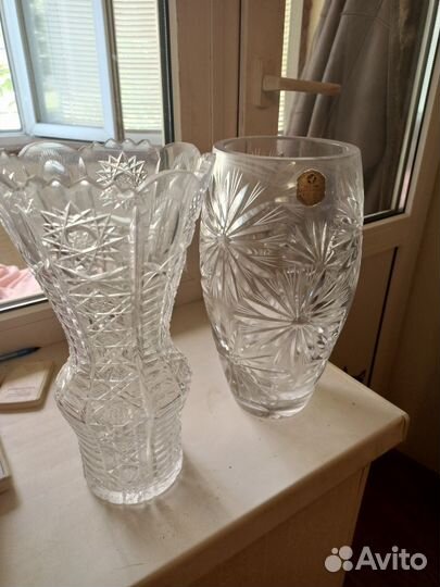 Хрустальная ваза