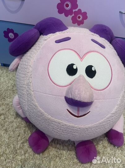 Большие мягкие игрушки,смешарики,зайка-девочка