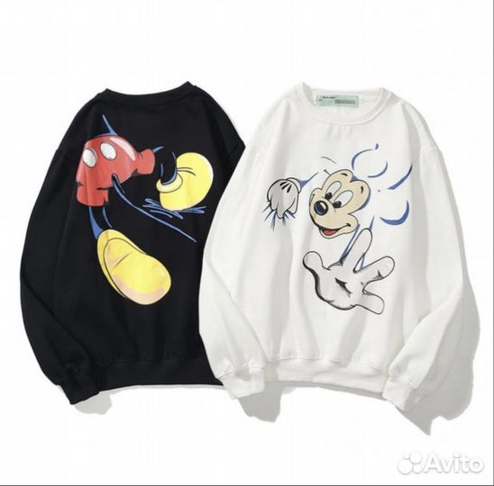 Свитшот off white белый