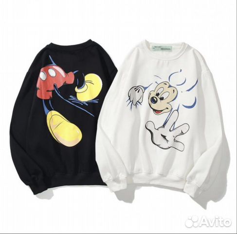 Свитшот off white белый