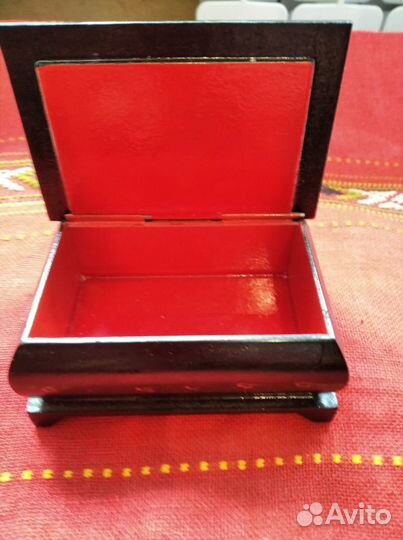 Шкатулка деревянная Сергиев Пасад