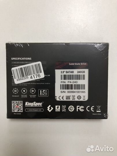 SSD диск KingSpec 2.5