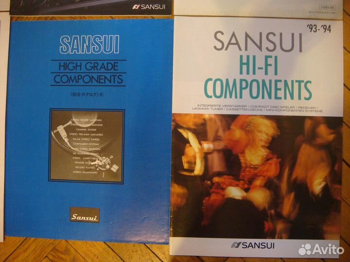 Аудио каталоги Sansui