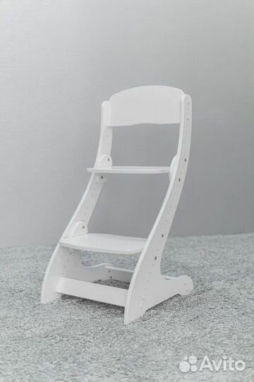 Растущий стул белый