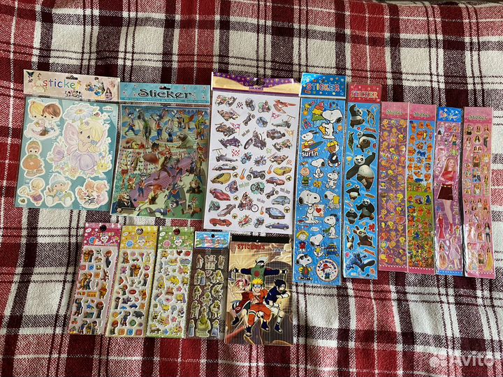 Наклейки объемные