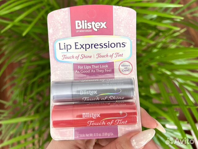 Бальзам для губ Blistex 2 шт оттенок и блеск