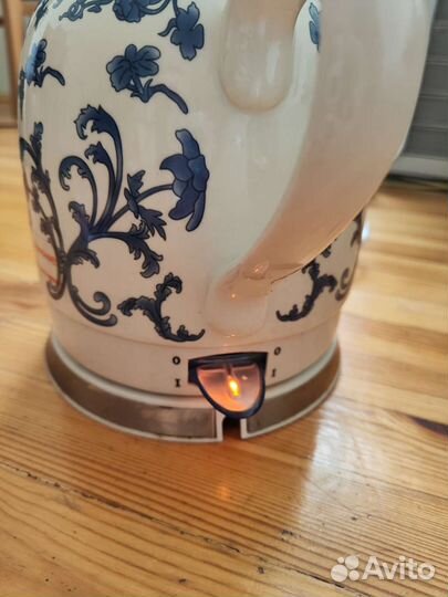 Чайник электрический гжель керамика, фарфор