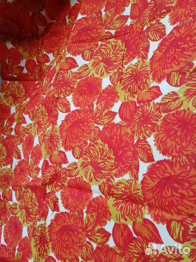 Ткань в отрезах СССР штапель винтаж ретро ткани