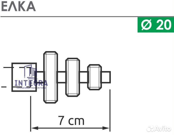 Карниз настенный
