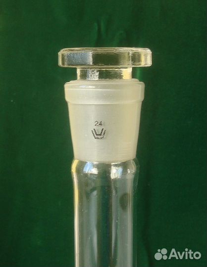 Старинный графин, стекло, гдр. №4