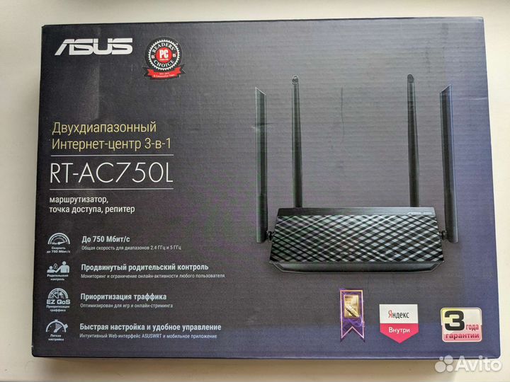 Wi-fi роутер asus RT-AC750L