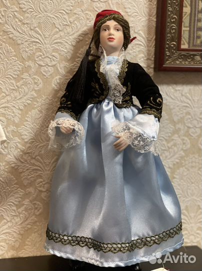 Кукла семейная пара греция