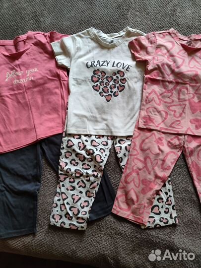 Детские вещи пакетом на девочку 104