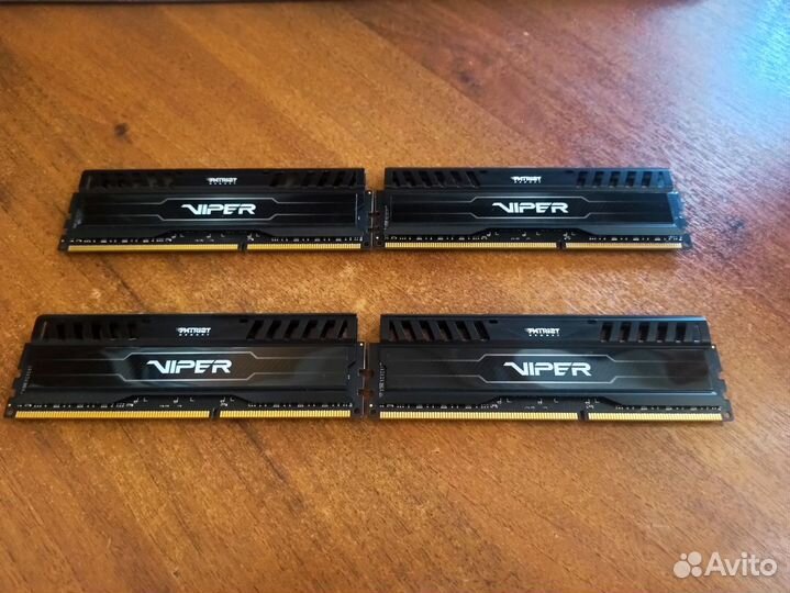 Patriot Viper 16GB 4x4GB 1600 Mhz DDR3 ддр3