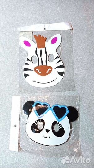 Карнавальные маски для девочки и мальчика