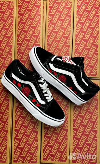 Кеды Vans old skool Roses