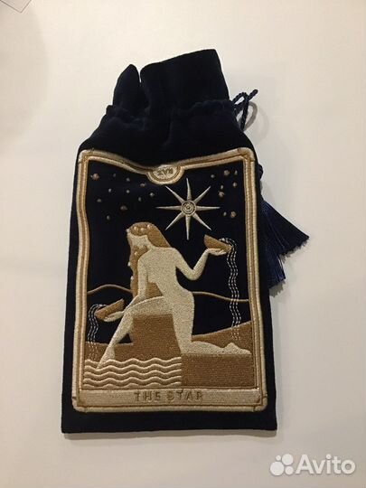 Мешочек для карт таро, новый (хловковый бархат)