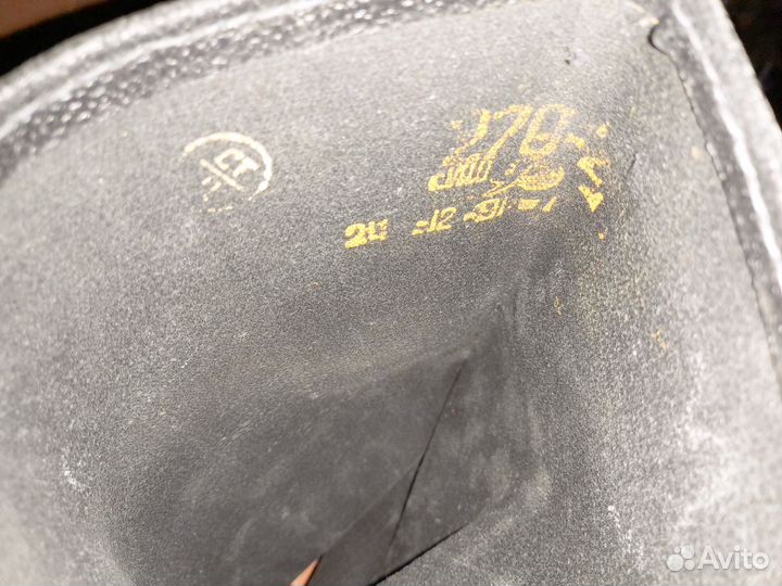 Сапоги кирзовые