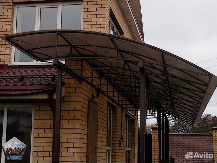 Ворота откатные с автоматикой/Навесы под ключ