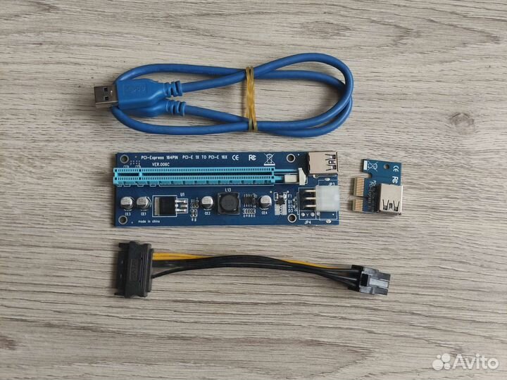 Райзер для видеокарт pci-e x1 x16