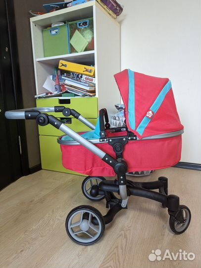 Коляска для кукол 2 в 1 demi star + переноска